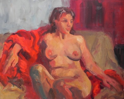Nude with Red Blanket
16 x 20
Sold